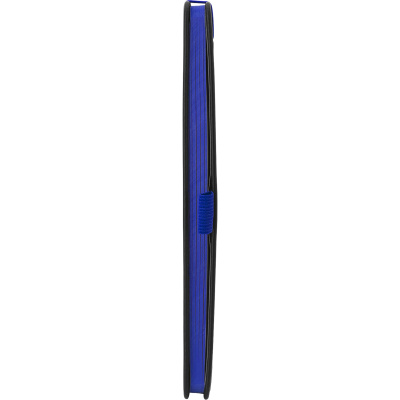 Блокнот ColorNote Black, твердая обложка A5, 80 листов, черный с синим