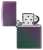 Зажигалка ZIPPO классическая с зелено-фиолетовым покрытием | Classic Iridescent, латунь/сталь, фиолетовая, матовая, 38x13x57 мм Зажигалка ZIPPO классическая с зелено-фиолетовым покрытием | Classic Iridescent, латунь/сталь, фиолетовая, матовая, 38x13x57 мм