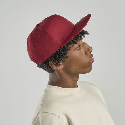 Бейсболка "SNAP BACK-S", 6 клиньев, пластик. застежка, т.синий, 100% перераб. полиэстер, 300 гр/м2