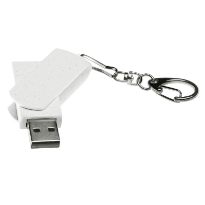Флешка USB 2.0 Варуна на 512 Мбайт, крапчатый белый , размер 512МБ