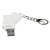 Флешка USB 2.0 Варуна на 512 Мбайт, крапчатый белый , размер 512МБ