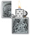 Зажигалка ZIPPO Classic с покрытием Brushed Chrome, латунь/сталь, серебристая, 38x13x57 мм