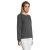 Толстовка женская "Sully Women", т.серый меланж, 2XL, 60% хлопок 40% полиэстер, 280 г/м2