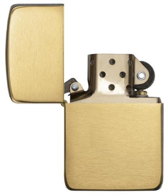 Зажигалка ZIPPO Реплика 1941 года с покрытием матовая латунь | 1941 Replica™ Brushed Brass, латунь/сталь, золотистая, 38x13x56 мм