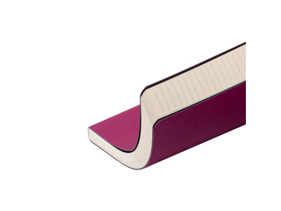 Ежедневник А5 недатированный Megapolis Velvet Flex, темно-розовый