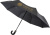 Montebello 21-дюймовый складной зонт с автоматическим открытием/закрытием и изогнутой ручкой, черный