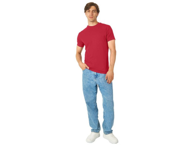 Футболка HD Fit короткий рукав с эластаном, мужская, красный , размер M