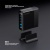Зарядная станция 3xUSB Type-C, 2xUSB, PD, QC, 140Вт, черный, Deppa