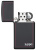 Зажигалка ZIPPO Slim® с покрытием Black Matte, латунь/сталь, чёрная, матовая, 29x10x60 мм
