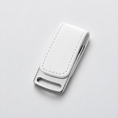 Флеш-карта USB 2.0 16 Gb с магнитным замком Vigo, белый/серебристый , размер 16ГБ