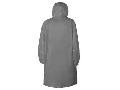 Дождевик - пончо Galaxy со светоотражающими элементами, серый