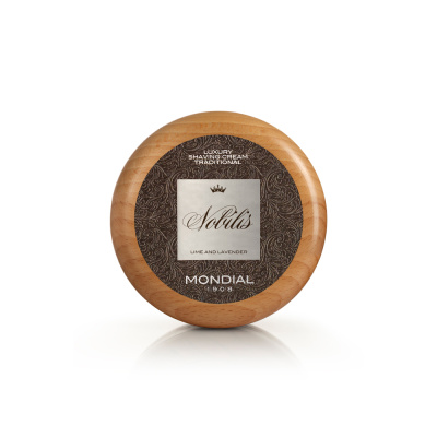 Крем для бритья в деревянной чаше MONDIAL NOBILIS LUXURY SHAVING CREAM TRADITIONAL, 140 мл