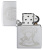 Зажигалка ZIPPO Vintage Dance с покрытием Satin Chrome, латунь/сталь, серебристая, 38x13x57 мм