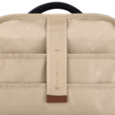 Рюкзак VICTORINOX Victoria Signature Deluxe Backpack, черный, нейлон/кожа, 32x18x39 см