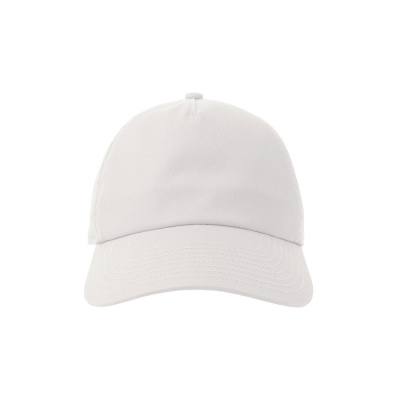 Бейсболка "DAD HAT-S FIVE", 5 клиньев, металлическая застежка, белый, 100% хлопок, 270 г/м2