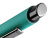 Металлическая шариковая ручка soft touch Ellipse gum, бирюзовый Металлическая шариковая ручка soft touch Ellipse gum, бирюзовый