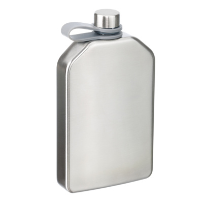 Фляга S.Quire 0,24 л, сталь, серебристая, матовая