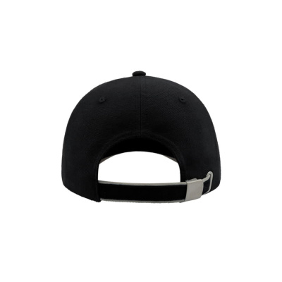 Бейсболка "PIPING SANDWICH", 6 клиньев, металлическая застежка, черный; 100% хлопок, 320 г/м2