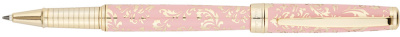 Ручка - роллер Pierre Cardin коллекция «РЕНЕССАНС | RENAISSANCE». Цвет - розовый и золотистый. Упаковка В-2.