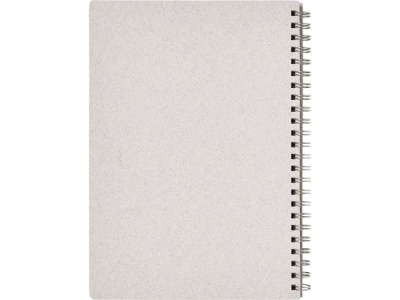 Блокнот Bianco формата A5 на гребне, белый