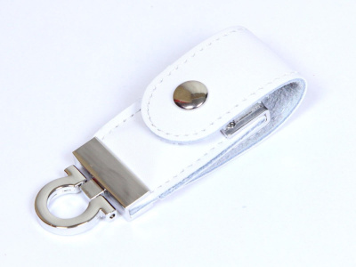 USB-флешка на 32 Гб в виде брелка, белый , размер 32ГБ