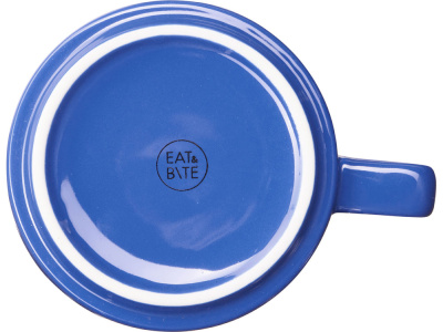 Набор чашка с бамбуковым блюдцем Sheffield, синий