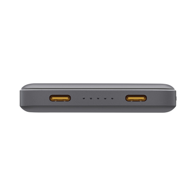 Внешний АКБ NRG Turbo S 10000 mAh, 20Вт, графит, Deppa , размер 10000 mAh