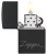 Зажигалка ZIPPO Classic с покрытием Black Matte, латунь/сталь, черная, матовая, 38x13x57 мм