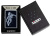 Зажигалка ZIPPO Космонавт-Скейтбордист со светло-серым покрытием | Skateboarding Astronaut Flat Grey, латунь/сталь, серая, 38x13x57 мм