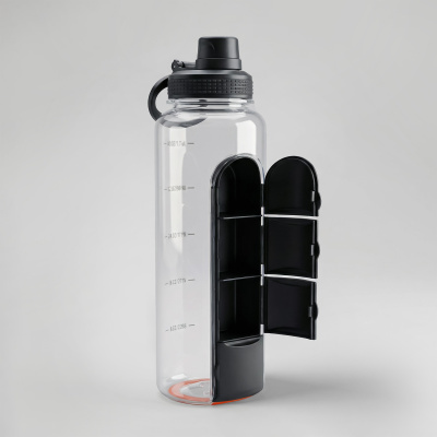 Бутылка для воды Electrolyte, черный (Р)