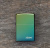 Зажигалка ZIPPO Logo с покрытием High Polish Teal, латунь/сталь, зелёная, глянцевая, 38x13x57 мм
