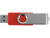 Флеш-карта USB 2.0 8 ГБ Квебек, красный , размер 8ГБ