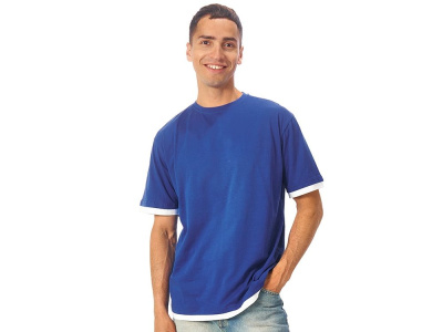 Футболка Rotterdam мужская, кл синий/белый , размер S