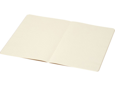 Slyk блокнот на сшивке из крафт-бумаги формата А5 со страницами в точку, натуральный , размер в точку