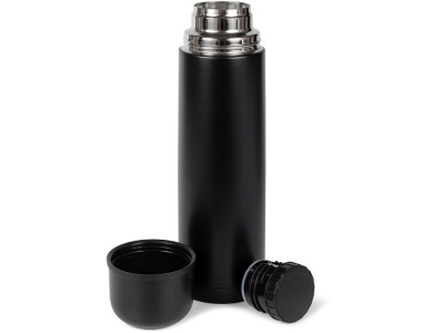 Термос Relaxika 101 (1 литр), черный (без лого) , размер 1000