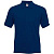 Поло "Slim Fit Polo", темно-синий_S, 97% х/б, 3% эластан, 220 г/м2