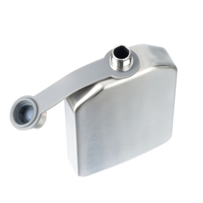 Фляга S.Quire 0,24 л, сталь, серебристая, матовая