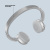 Беспроводные накладные наушники Stereo Light, BT 5.4, 300 мАч, cеребристый, Deppa