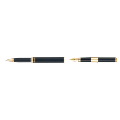 Ручка 2 в 1 шариковая и перьевая Pierre Cardin коллекция «2 в 1 | COMBI PEN», цвет - черный. Упаковка Е