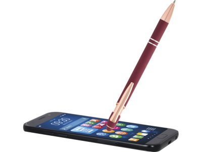 Nanna шариковая ручка с отделкой из розового золота - Бургунди (черные чернила) , размер черные чернила