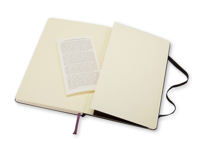 Записная книжка Moleskine Classic (в клетку) в твердой обложке, Large (13х21см), черный , размер A5