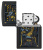 Зажигалка ZIPPO Anubis с покрытием Black Matte, латунь/сталь, черная, 38x13x57 мм