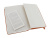 Записная книжка Moleskine Classic (в линейку) в твердой обложке, Large (13х21см), оранжевый коралл , размер A5