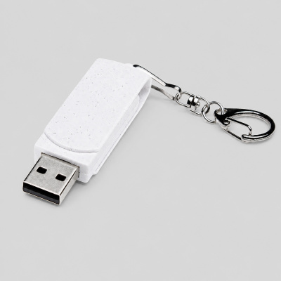Флешка USB 2.0 Варуна на 512 Мбайт, крапчатый белый , размер 512МБ