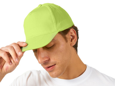 Бейсболка Memphis 5-ти панельная 165 гр, зеленое яблоко , размер 60