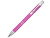 Шариковая ручка Moneta из переработанного алюминия (черные чернила) - Фуксия