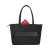Сумка VICTORINOX Victoria Signature Tote, черная, нейлон/кожа, 51x15x30 см, 19 л