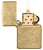 Зажигалка ZIPPO классическая с покрытием Искусственно состаренная латунь | Classic Tumbled Brass, латунь/сталь, золотистая, матовая, 38x13x57 мм