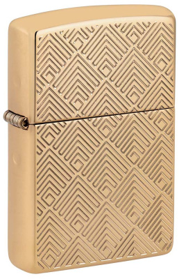 Зажигалка ZIPPO Armor® с покрытием High Polish Brass, латунь/сталь, золотистая, 38x13x57 мм