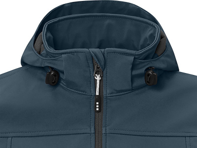 Куртка софтшел Ланглей женская, серо-синий , размер XS